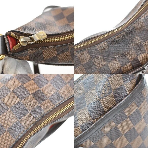 LOUIS VUITTON Bloomsbury PM Shoulder Bag Damier Leather Brown - Picture 10 of 16